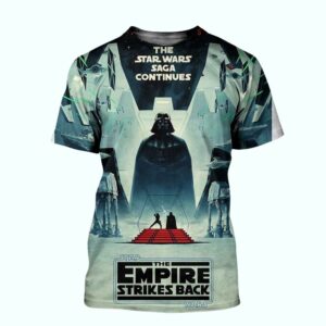 40th Anniversary The Star Wars Saga Continues Star Wars The Empire Strikes Back All Over Print Shirt.jpg