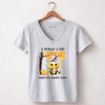 A20Dunkin20A20Day20Keeps20The20Grumpy20Away20Baby20Yoda20Autumn20Halloween 9 Womens V Neck 1.jpg