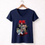 Ac-Dc-Star-Wars-Crossover-Featuring-Boba-Fett-And-Grogu-5-Womens-V-Neck