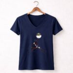 Air Arya Baby Yoda Mando Sitting Jumpman Icon Crossover 9 Womens V Neck.jpg