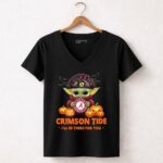 Alabama Crimson Tide Baby Yoda Ill Be There For You 5 Womens V Neck.jpg