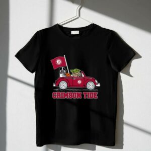 Alabama Crimson Tide Darth Vader Baby Yoda Car Riding Star Wars Football 1 T Shirt.jpg