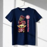 Alabama Crimson Tide Groot Baby Yoda Football 6 T Shirt.jpg