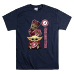 Alabama Crimson Tide Groot Baby Yoda Football 9 T Shirt.jpg