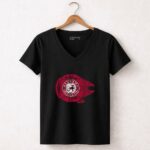 Alabama Crimson Tide The Millennium Falcon Star Wars 5 Womens V Neck.jpg