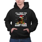 All I Want for Christmas is Baby Yoda Star Wars Santa Hat Snowflakes Gifts 7 Hoodie.jpg