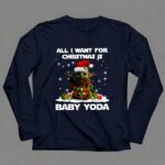 All I Want for Christmas is Baby Yoda Star Wars Santa Hat Snowflakes Gifts 9 Long Sleeves.jpg