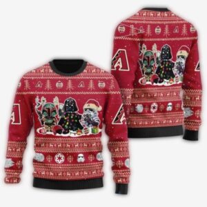 Arizona Diamondbacks Star Wars Characters Ugly Christmas Sweater 1.jpg