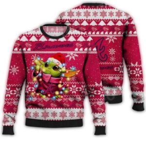 Atlanta Braves Baby Yoda Christmas Ugly Sweater 1.jpg