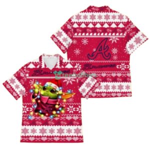 Atlanta Braves Baby Yoda Star Wars Ugly Christmas Pattern Hawaiian Shirt 1.jpg