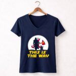 Atlanta Braves The Mandalorian this is the way 9 Womens V Neck.jpg