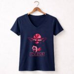 Atlanta Braves Yoda Star Wars Fan Crossover 9 Womens V Neck.jpg