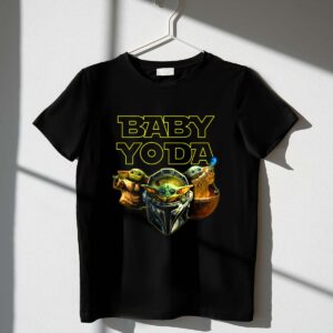 BABY YODA Star Wars The Mandalorian Grogu Trio 1 T Shirt.jpg