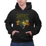 BABY YODA Star Wars The Mandalorian Grogu Trio 2 Hoodie.jpg