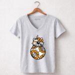 BB 8 Hello Kitty Star Wars 9 Womens V Neck.jpg