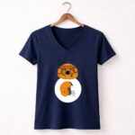 BB8 Droid Cleveland Browns 9 Womens V Neck.jpg