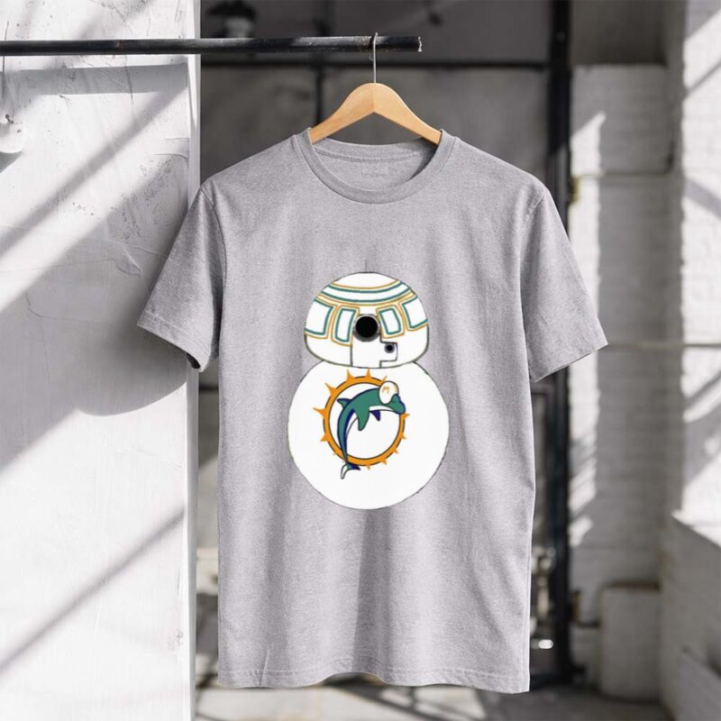 BB8 Droid Miami Dolphins 1 T Shirt.jpg