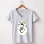 BB8 Droid Miami Dolphins 9 Womens V Neck.jpg