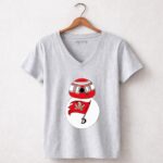 BB8 Droid Tampa Bay Buccaneers Star Wars 9 Womens V Neck.jpg