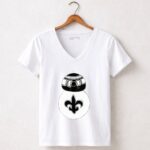 BB8 Star Wars New Orleans Saints 5 Womens V Neck.jpg