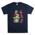 Baby Groot And Baby Yoda Love Boston Red Sox Fan 9 T Shirt.jpg