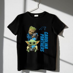 Baby Yoda And Groot Hug Carolina Panthers 1 T Shirt.jpg