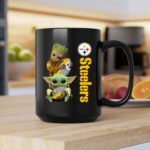 Baby Yoda And Groot Hug Pittsburgh Steelers 2 mug.jpg