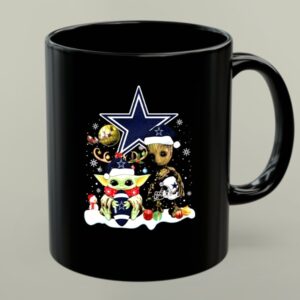 Baby Yoda And Groot Santa Christmas With Dallas Cowboys 1 mug.jpg