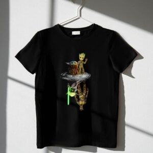 Baby Yoda Baby Groot Reflection Jedi Master Symbolism 1 T Shirt.jpg