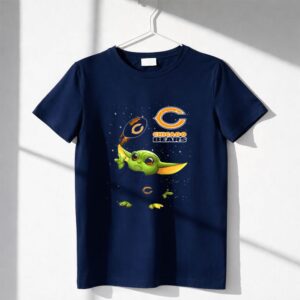 Baby Yoda Chicago Bears Football Force Magic Shirt