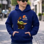 Baby Yoda Cleveland Browns Football Helmet Starry Night 2 Hoodie.jpg