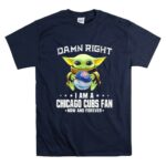 Baby Yoda Damn Right I Am A Chicago Cubs Fan 9 T Shirt.jpg