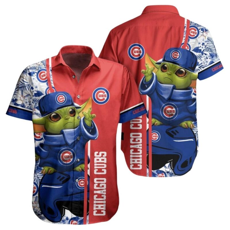 Baby Yoda Floral Chicago Cubs hawaiian shirt 1.jpg