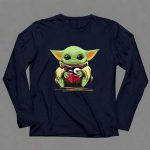 Baby Yoda Heart Atlanta Falcons Georgia Bulldogs 9 Long Sleeves.jpg