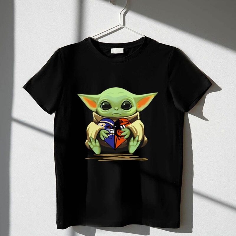 Baby Yoda Heart Baltimore Ravens Orioles Love 1 T Shirt.jpg