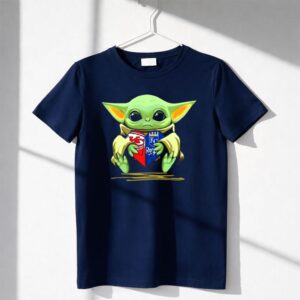 Baby Yoda Heart Mashup Logo Kansas City Chiefs Royals Shirt