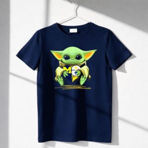 Baby Yoda Heart Steelers Wolverines Love Shirt