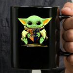 Baby Yoda Holding Chicago Bears And Notre Dame Irish Heart Shaped 3 mug.jpg