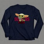 Baby Yoda Holding Football with Oklahoma Sooners 9 Long Sleeves.jpg