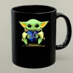 Baby Yoda Holding La Dodgers Dallas Cowboys Heart 1 mug.jpg