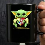Baby Yoda Holding Pittsburgh Steelers Crimson Tide Alabama Heart 3 mug.jpg
