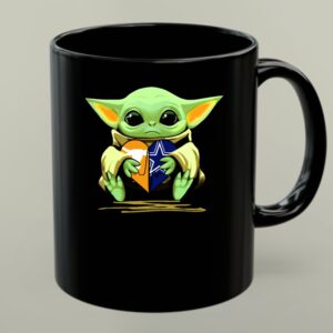 Baby Yoda Holding Texas Longhorns And Dallas Cowboys Heart 1 mug.jpg