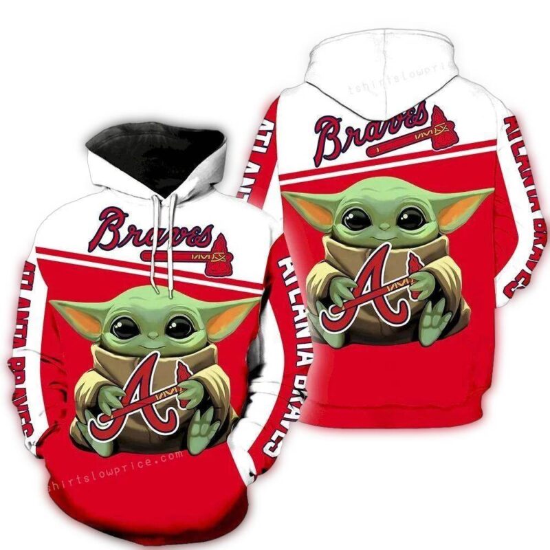 Baby Yoda Hug Logo Atlanta Braves All Over Print Hoodie 1.jpg