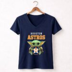 Baby Yoda Hug Logo Houston Astros 9 Womens V Neck.jpg