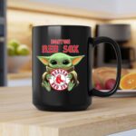 Baby Yoda Hugs The Boston Red Sox Baseball 2 mug 1.jpg