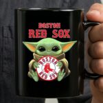Baby Yoda Hugs The Boston Red Sox Baseball 3 mug 1.jpg