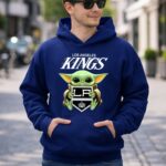 Baby Yoda Hugs The Los Angeles Kings Ice Hockey 2 Hoodie.jpg