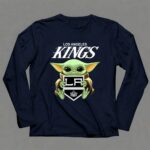 Baby Yoda Hugs The Los Angeles Kings Ice Hockey 9 Long Sleeves.jpg