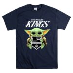 Baby Yoda Hugs The Los Angeles Kings Ice Hockey 9 T Shirt.jpg