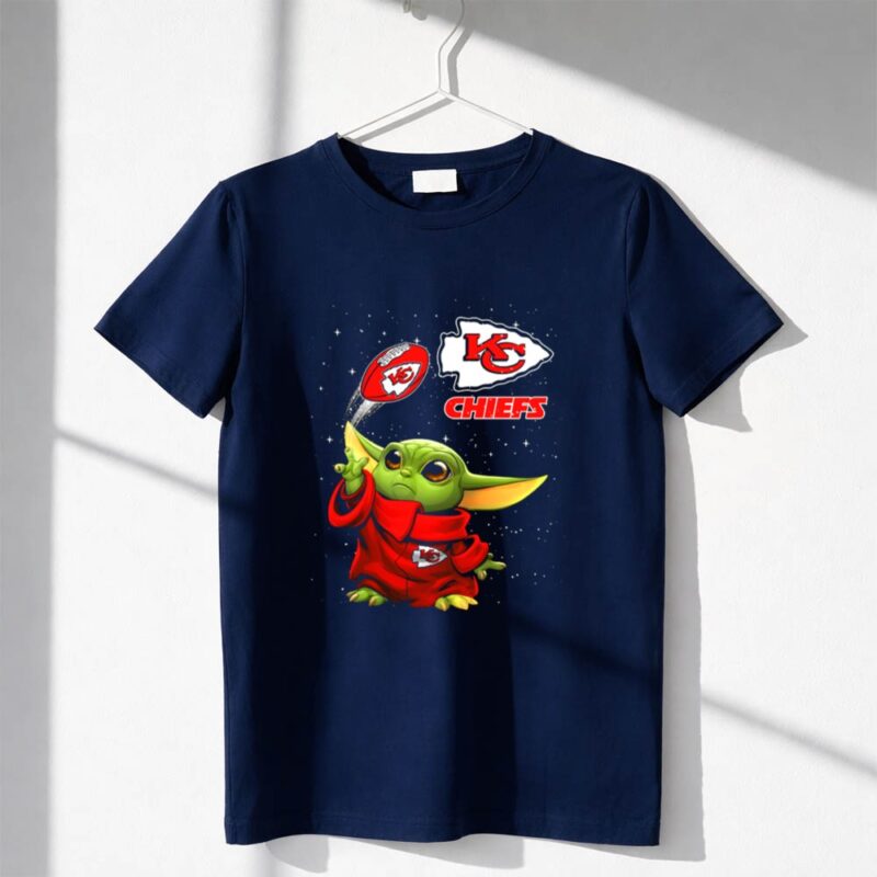 Baby Yoda KC Chiefs Football Magic 1 T Shirt